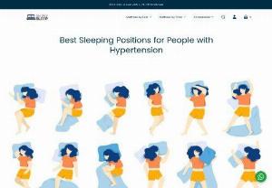 Best Sleeping Positions for People with Hypertension - Sleep is a very important factor in getting relief from hypertension. So if you are suffering from this problem must read this blog and get to know about solution.