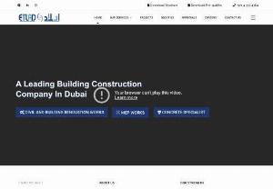 Best Construction Company in Dubai, UAE, Amman & Jordan - ETLAD - Etlad is one of the best construction companies in UAE as well as in Dubai. We play a major role in the shaping of the modern building in Dubai. 

Etlad is a general construction and project development company with both international experience and local knowledge we cover Civil & Finishing Works, MEP Works, Concrete Specialist, Building Maintenance Services. 

We have build up an impressive portfolio of large scale projects across the United Arab Emirates. We are committed to helping you.