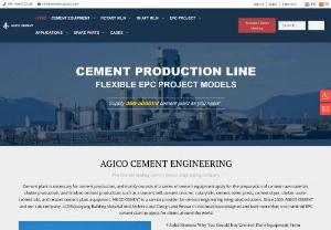 Cement Plant, Cement Equipment | Cement Plant Manufacturer | AGICO - AGICO is a trusted cement plant manufacturer from China provides a flexible EPC project for cement plant, we also offer cement equipment like cement mill, rotary kiln, cement crusher, etc, Ask now!