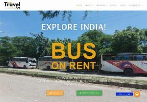 Bus on rent Delhi - Travel Arts exclusive vehicles to take yourself  and your esteemed guests to the Desired venue. Hire a bus, Bus on Rent, Bus On Hire, Wedding Bus,