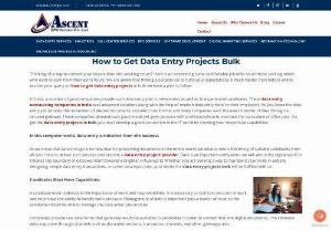 HOW TO GET DATA ENTRY PROJECTS IN BULK - Thinking for a way to convert your leisure time into working hours? Here is an interesting come comfortable job offer to all those seeking minds who want to earn from their extra hours. We are aware that finding a suitable job to fulfill your expectations is much harder than before and to resolve your query on how to get data entry projects in bulk we have a plan to follow.