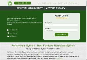 Are You Looking for a Removal Service in Sydney? - My Moovers,  Removalists Sydney have been helping families,  companies and single individuals move across the city,  state and even country for over 20 years now. They've kept up an amazing reputation for being a trustworthy and cost-friendly moving alternative.