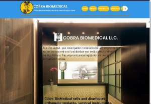 Cobra BioMedical LLC. - Cobra BioMedical represents medical device manufacturers, to sell and distribute their products. Our core product that we distribute is orthopedic implants but we also sell hospital supplies.