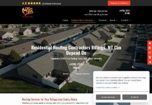 Roofer | Roof Repair | Roof Replacement in Billings, MT - Call 406.670.3772 .. MJB Trades, Inc. is a Roofer specializing in roof repair and replacement, siding and gutters in Billings and Laurel, MT.