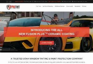 Window Tinting & Paint Protection in Salt Lake City, Utah | Pro Tint - Pro Tint in Salt Lake City, Utah is a car window tinting company that also offers paint protecion services. Shop our tints, vinyl wraps, & ceramic coatings now!