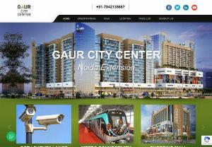 Gaur city center - Office Space, Retail Shops - Gaur City Centre is offering spaces for Retail Shops, offices Space, food courts and wholesale mart with different sizes and modern amenities by Gaursons India. Gaur City Center offers Kiosk and studio apartments at Gaur Chowk Greater Noida West in Noida Extension