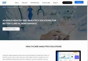 Healthcare Analytics - Healthcare Analytics  provides unparalleled data discoveries for your business improving your administrative, financial, and clinical performance in Healthcare analytics Solutions