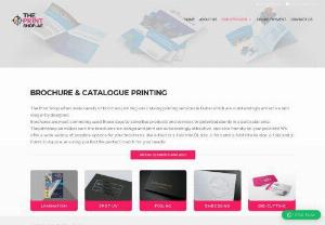 Catalog Printing service - The Print Shop offers a wide variety of brochures, booklets, pamphlets, and catalog printing services in Dubai. Product catalog printing near the Dubai mall.