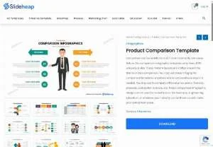 Screenshot of Comparison Infographic Template