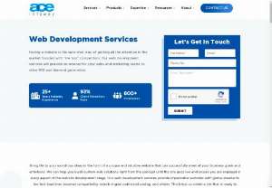 Web Development Company | Website Development Services - Ace Infoway - A Top-Notch Custom Website Development Services Company. Get the eCommerce and Backend Web Development Services in the USA.