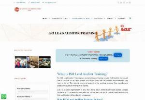 Lead Auditor Certification Online - EAS does various ISO Lead Auditor Training Programs with real time trainers as faculties.The experienced EAS Trainers control you through the whole Audit process, from starting the review through to leading audit catch up with this International Register of Certificated Auditors (IRCA) certified Lead Auditor course.