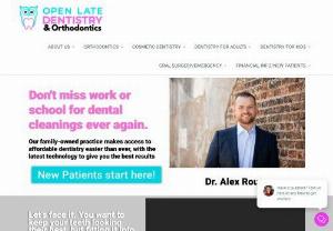 Open Late Dentistry and Orthodontics - Open Late Dentistry offer wide range of general dentistry, orthodontic and cosmetic dental services in Prosper & Celina. We look forward to seeing you!