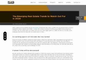 The Emerging Real Estate Trends to Watch Out For in 2020 - 2020 is going to be an exciting year for real estate. According to this study,  by 2030, the real estate market in India is expected to have a market size of USD 1 trillion. With a slew of reforms in 2019 such as RERA and housing for all schemes, the real estate sector is poised to become one of the biggest gainers in 2020. So here is a roundup of the emerging trends that will shape the real estate sector in India.