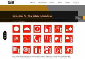 Guidelines For Fire Safety In Buildings - Every Facility Manager should be well-versed with the guidelines for fire safety. To begin with, the equipment that every building mandatorily needs to have is fire extinguishers, sprinkler systems, smoke alarms, fire panels, smoke control systems, fire hydrants, emergency power supply, mechanical ventilation, air conditioning systems, and emergency exit signs. Now lets look at the steps that need to be followed for fire safety: