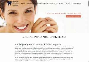 Screenshot of Dental Implants Park Slope