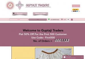 Guptaji Traders - Tafeta Silk With Embroidery Work(unstitched)