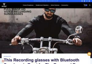 This Recording glasses with Bluetooth Speakers is Treat for The Eyes and Ears - Our GoVision SOL Video Recording Sunglasses allow you to live and relive moments by capturing memories from your point of view. What you see is what you get! And if camcorders and smartphones dont support that vision, here is your chance to switch to a better alternative