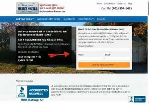 Screenshot of Sell Your House Fast in West Warwick, RI