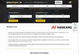 Cheap Nankang Tyres UK - Book Nankang Tyres Online Today from Tyre Saving at Cheap Price. Choose From A Wide Selection of Nankang Tyres UK With Free Fitting Service.
