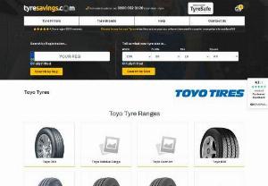 Cheap Toyo Tyres UK - Book Toyo Tyres Online Today from Tyre Saving at Cheap Price. Choose From A Wide Selection of Toyo Tyres UK With Free Fitting Service.