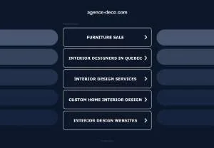 Screenshot of Interior Decoration Agency - France