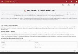 Send Jewellery for Mom to India | Gifts to India - Mother’s are the most important part of our lives whose love and care is uncomparable. To honour her love and give your immense respect send her exclusive jewelry from our website. Celebrate the occasion of Mother’s Day with these exquisite jewelleries and make the day special.
