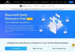 Recoverit Data Recovery Software - Did you accidentally delete any business-sensitive file or personal photos, videos, audios, or emails? Get 20% off & retrieve deleted, lost, formatted, or corrupted data back with Recoverit\'s secure and reliable data recovery solutions.