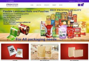 printed packaging bags - All kind of packaging materials available in our website.