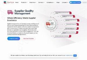 Supplier Quality Management Software - Digitize and optimize your industry supplier chain with Qualityze Supplier Quality Management Software meeting with regulatory compliance norms.