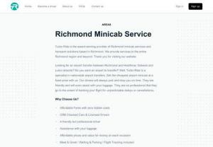 Richmond Taxi - 100% Reliability Rating - Low cost Richmond Taxi. Online Quote & Online Booking. Established 10 Years ago. Clean & Comfortable Cars. 24Hr Services