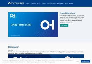 Open HRMS Core - Open HRMS Core is a framework that represents the human asset/the human capital/resource and most advanced open source HR management software.