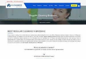 Best Regular cleaning Brisbane | Cleanwee cleaning - We offer the best services for regular cleaning in Brisbane. We keep your home clean and safe with a 100% satisfaction guarantee by our expert team.