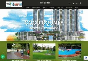 Coco County Noida Extension-Price List Greater Noida West - Coco County Noida Extension offers 3 bhk premium residential apartments in various sizes. Coco County located in Sector 10,  Greater Noida West.