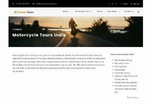 Motorcycle Tours in India - Adventure Motorcycle Tours in India. India tour package for Ladakh, Spiti and Rajsthan etc.