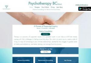 Psychotherapy BC - We specialize in online General Counselling, Relationship Counselling, and Sex Therapy for heterosexual and LGBTQ+ individuals.