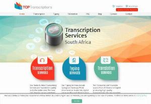 Top Transcriptions - Top Transcriptions  established 12 years ago - is a quality focused transcription service operating globally. Our quality is ensured through our two-fold process of transcribing and proofreading. All our transcripts are proofread by listening to the complete audio and checking the transcript against it. Our growth has been underpinned by our quality and highly competitive transcription rates. 
Our clients include legal organisations, universities, top-level sporting bodies, media, government.