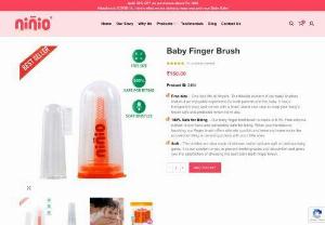 Baby Finger Brush - Free size  One size fits all fingers. The flexible comfort of our baby brushes makes it an enjoyable experience for both parents and the baby. It has a transparent body and comes with a brush stand and case to keep your babys brush safe and protected when not in use.