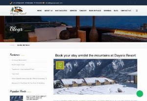 Book your stay amidst the mountains at Dayara Resort - Dayara is nestled within the lap of snow-capped peaks of Garhwal Himalayas at a six KM trekking distance from Barsu, and at an altitude of 3500-4000 Mtr. Dayara Resort is the perfect Hotel and Resort for Trekking and Hiking which helps and facilitates you to arrange your Hikes and Treks Visit to the Holy shrine of Gangotri, Hot spring at Gangnani, Harshil, Gomukh, Gangotri National Park and the Nelong Valley, Hiking and trekking through local villages, Girafall, Mathiyana Top or high altitude...