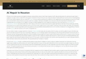 Houston Air Conditioning Repair Services I AC Repair Service - \