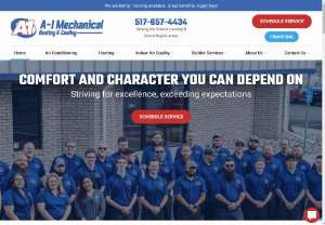 A-1 Mechanical Heating & Cooling - Air conditioning experts in Lansing & Grand Rapids. A-1 Mechanical offer a wide range of HVAC construction services, HVAC repair and maintenance.