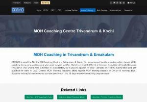 MOH Training Centre Trivandrum & Kochi | Cosmo Centre Kerala - MOH Coaching Centre Trivandrum Kerala. Cosmo offers UAE MOH training classes for nursing professionals to work in Ajman, Sharjah, Fujairah, Ras al Khaimah, Umm al Quwain