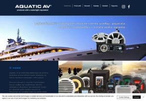 Aquatic AV Croatia - Marine waterproof stereo media players, marine amplifiers, remote controls, speakers and other audio equipment.