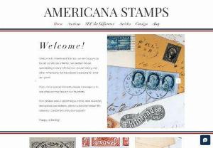 Americana Stamps - We are a family-run business, specializing in early US stamps, postal history and other collectibles. We have been collecting for over 40+ years. We hope to share our knowledge and love for stamps to inspire generations of new collectors.