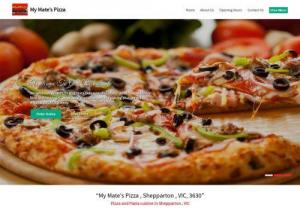 My Mate\'s Pizza Shepparton - 5% off - Pizza Delivery Shepparton - My Mate\'s Pizza Sheppartonserves exclusive Pizza and Pasta cuisines. We are currently located on Shepparton , Melbourne, VIC. Our exotic Pizza menu includes Vegetarian, Supreme, Tropical Pizza, Capricciosa, Margherita, Hot \'N\' Spicy, Americana, Kebab Pizza, Powerade, Lamb Pizza, Albions\' Special Pizza, Garlic Prawn much more. With great prices and sumptuous Pizza and Pasta dishes, we provide you the comfort of relishing the dishes at your home with the option of online order that includes..