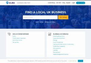 Alba Business Directory - A powerful UK local business directory optimised and manually edited. Providing local consummers with up to date information about local businesses that could supply their requirements. For local businesses, this is a way of getting your business in front of a huge local audience.
Every listing is reviewed for quality and authenticity so trust in the directory is created.
The directory is optimised for SEO from one of Scotland\'s leading SEO companies - Alba SEO Services.