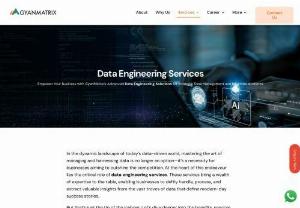 Data Engineering Services | GyanMatrix - Data Engineering Services  GyanMatrix offers data engineering services using advanced technologies like artificial intelligence & machine learning, which efficiently and comprehensively address the data challenges in your organization. Enquire now!