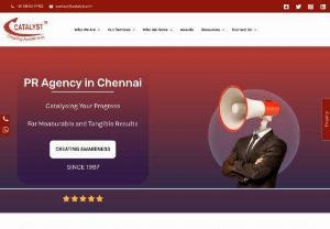 Pr agency in chennai - one among the very few Best PR agencies in Chennai that is growing strong and steady. When it comes to delivering results and keeping the promise,  our clients and partner associates rely on us,  that's what makes us the most sought-after PR firm. Top Pr agency in chennai providing,  EDITORIAL SERVICES ADVERTORIAL SERVICES MEDIA MONITORING SERVICES EVENT MANAGEMENT SERVICES