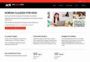Korean for Kids - Korean language classes for children age 5-17 with a live native Korean tutor.