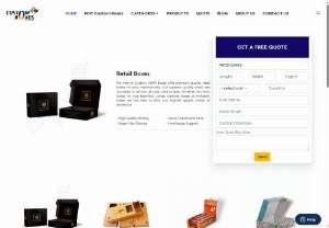 Custom Printed Retail Packaging Boxes USA - Custom CMYK Boxes offers high-quality custom printed retail packaging boxes in the USA at wholesale prices, available in any shape, design, or card stock.