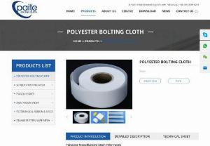 Bolting Cloth - PAITE - As a Bolting Cloth supplier and wholesaler, we can supply high quality and cheap white and black polyester bolting cloth.